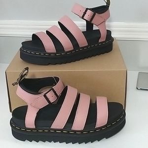 Dr Martens Women's Sandals Blaire Peach Leather